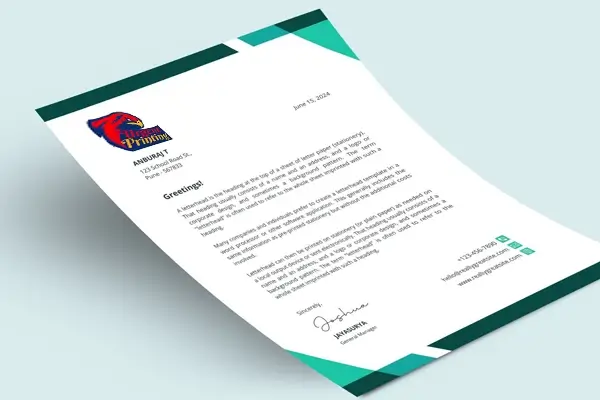 Letterhead Printing