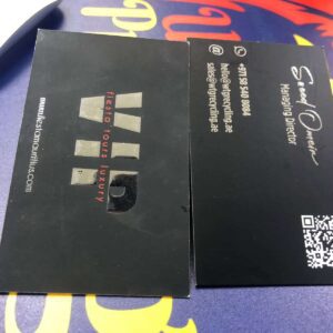 Silver Foil Business Card