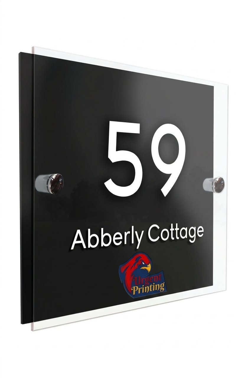 Acrylic Glass Name Plate